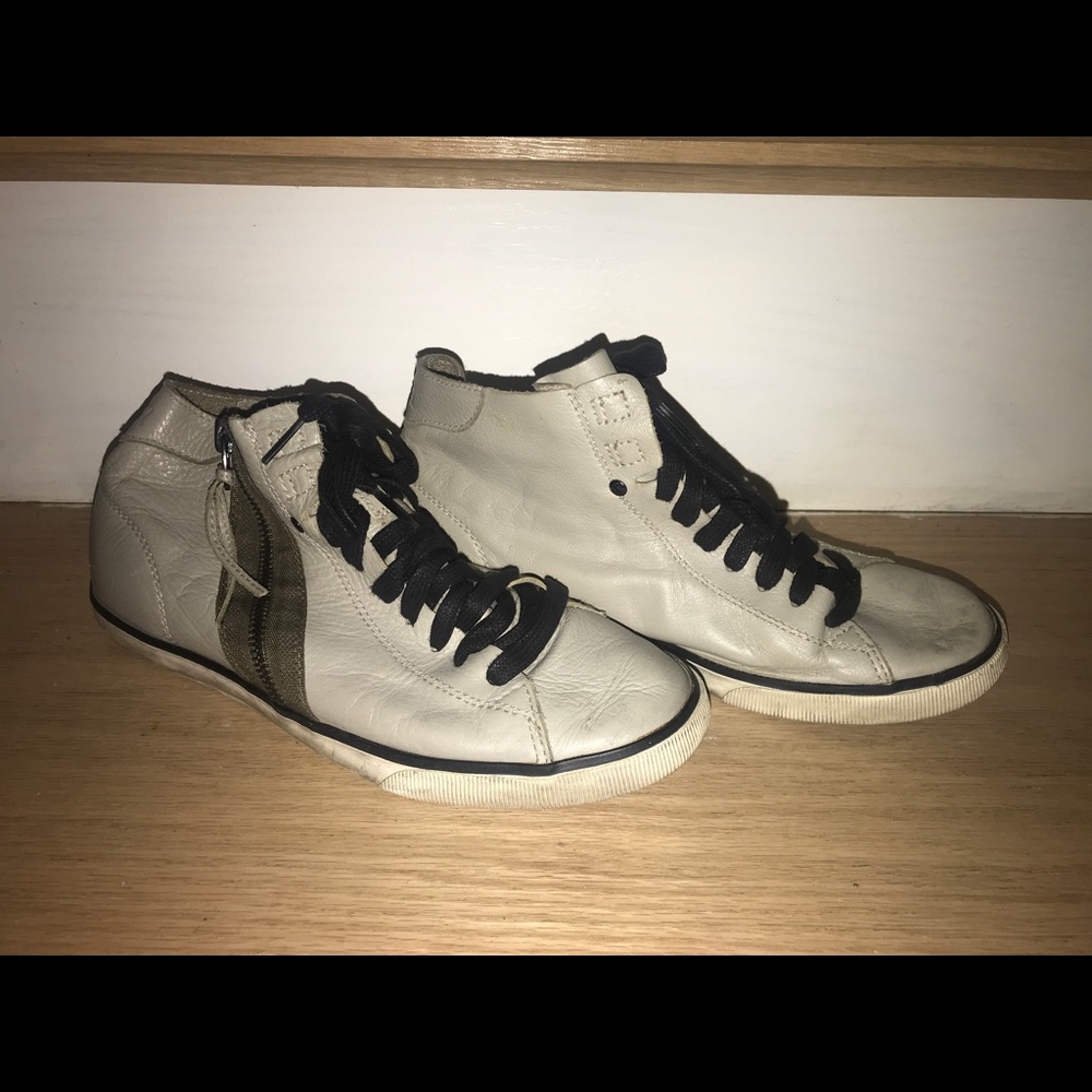 Diesel leather sneakers
